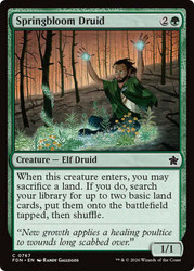 Springbloom Druid (#767)
Foundations
Single
Magic: The Gathering