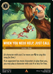 When You Need Help, Just Call
Wilds Unknown
Single
Lorcana