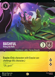 Bashful - Riding the Rails
Wilds Unknown
Single
Lorcana
