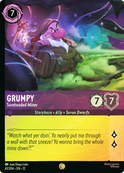 Grumpy - Soreheaded Miner
Wilds Unknown
Single
Lorcana