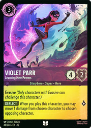 Violet Parr - Learning New Powers
Wilds Unknown
Single
Lorcana