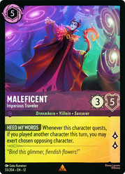 Maleficent - Imperious Traveler
Wilds Unknown
Single
Lorcana
