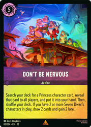 Don't Be Nervous
Wilds Unknown
Single
Lorcana