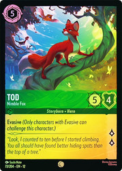 Tod - Nimble Fox
Wilds Unknown
Single
Lorcana