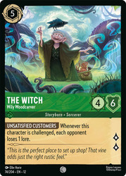 The Witch - Wily Woodcarver
Wilds Unknown
Single
Lorcana