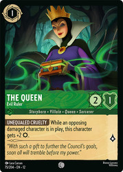 The Queen - Evil Ruler
Wilds Unknown
Single
Lorcana