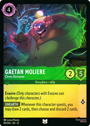 Gaetan Moliere - Clever Burrower
Wilds Unknown
Single
Lorcana