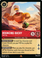 Bouncing Ducky - Sid's Toy
Wilds Unknown
Single
Lorcana