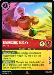 Bouncing Ducky - Sid's Toy
Wilds Unknown
Single
Lorcana