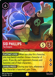 Sid Phillips - Toy Surgeon
Wilds Unknown
Single
Lorcana