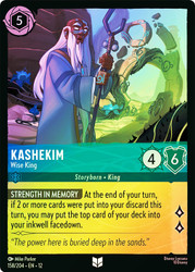 Kashekim - Wise King
Wilds Unknown
Single
Lorcana