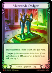 Silverstride Dodgers
Armory Deck Origins: Hala
Single
Flesh and Blood