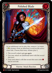 Polished Blade
Armory Deck Origins: Hala
Single
Flesh and Blood