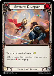 Silverdrop Downpour
Armory Deck Origins: Hala
Single
Flesh and Blood