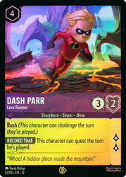 Dash Parr - Lava Runner (League)
Promotional Cards
Single
Lorcana