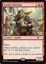 Goblin Chieftain (#2423)
Secret Lair Drop
Single
Magic: The Gathering