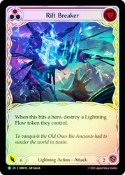 Rift Breaker (Red)
Omens of the Third Age
Single
Flesh and Blood
