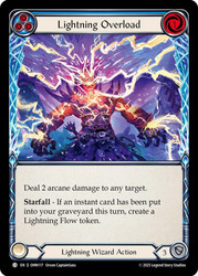 Lightning Overload (Blue)
Omens of the Third Age
Single
Flesh and Blood