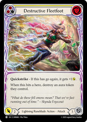 Destructive Fleetfoot (Yellow)
Omens of the Third Age
Single
Flesh and Blood