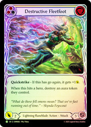 Destructive Fleetfoot (Yellow)
Omens of the Third Age
Single
Flesh and Blood