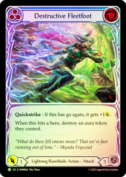 Destructive Fleetfoot (Blue)
Omens of the Third Age
Single
Flesh and Blood