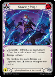 Stunning Swipe (Red)
Omens of the Third Age
Single
Flesh and Blood