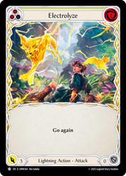Electrolyze (Yellow)
Omens of the Third Age
Single
Flesh and Blood