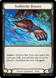 Swiftstrike Bracers
Briar Silver Age Deck
Single
Flesh and Blood