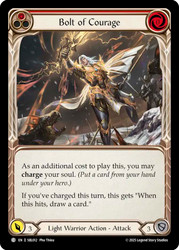 Bolt of Courage (Red)
Boltyn Silver Age Deck
Single
Flesh and Blood
