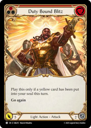 Duty Bound Blitz (Red)
Boltyn Silver Age Deck
Single
Flesh and Blood