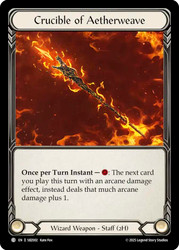 Crucible of Aetherweave
Blaze Silver Age Deck
Single
Flesh and Blood