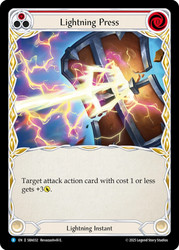 Lightning Press (Red)
Briar Silver Age Deck
Single
Flesh and Blood