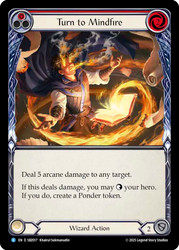 Turn to Mindfire
Blaze Silver Age Deck
Single
Flesh and Blood