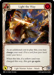 Light the Way (Yellow)
Boltyn Silver Age Deck
Single
Flesh and Blood
