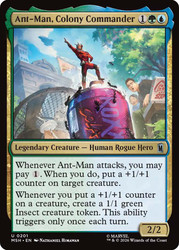 Ant-Man, Colony Commander
Marvel Super Heroes
Single
Magic: The Gathering