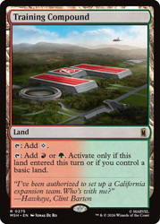 Training Compound
Marvel Super Heroes
Single
Magic: The Gathering
