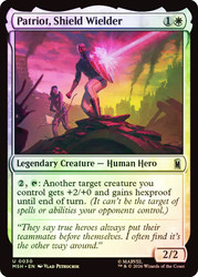 Patriot, Shield Wielder
Marvel Super Heroes
Single
Magic: The Gathering