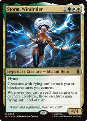 Storm, Windrider
Marvel Super Heroes
Single
Magic: The Gathering