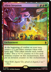 Alien Invasion
Marvel Super Heroes
Single
Magic: The Gathering