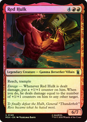 Red Hulk
Marvel Super Heroes
Single
Magic: The Gathering