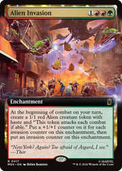 Alien Invasion
Marvel Super Heroes
Single
Magic: The Gathering