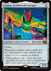 Vision, Synthezoid Avenger
Marvel Super Heroes Commander
Single
Magic: The Gathering
