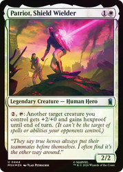Patriot, Shield Wielder
Marvel Super Heroes
Single
Magic: The Gathering
