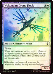 Wakandan Drone Flock
Marvel Super Heroes
Single
Magic: The Gathering