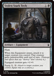 Stolen Stark Tech
Marvel Super Heroes
Single
Magic: The Gathering
