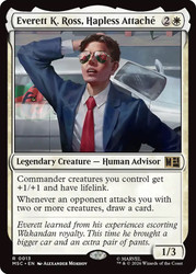 Everett K. Ross, Hapless Attache
Marvel Super Heroes Commander
Single
Magic: The Gathering