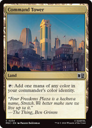 Command Tower
Marvel Super Heroes Commander
Single
Magic: The Gathering