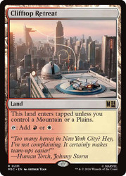 Clifftop Retreat
Marvel Super Heroes Commander
Single
Magic: The Gathering