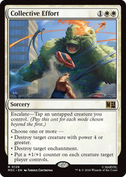Collective Effort
Marvel Super Heroes Commander
Single
Magic: The Gathering