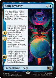 Kang Dynasty
Marvel Super Heroes Commander
Single
Magic: The Gathering